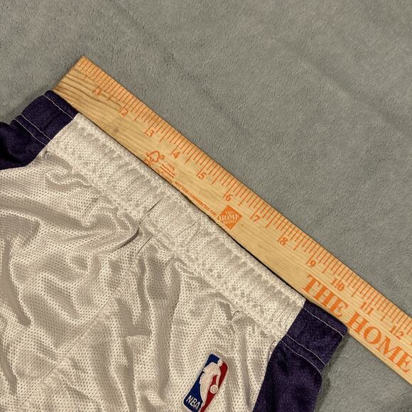 Y2k 2000s Shinny Dazzle Mesh Shorts Boys Medium 22x7 NBA Reebok Basketball Retro - Picture 6 of 10